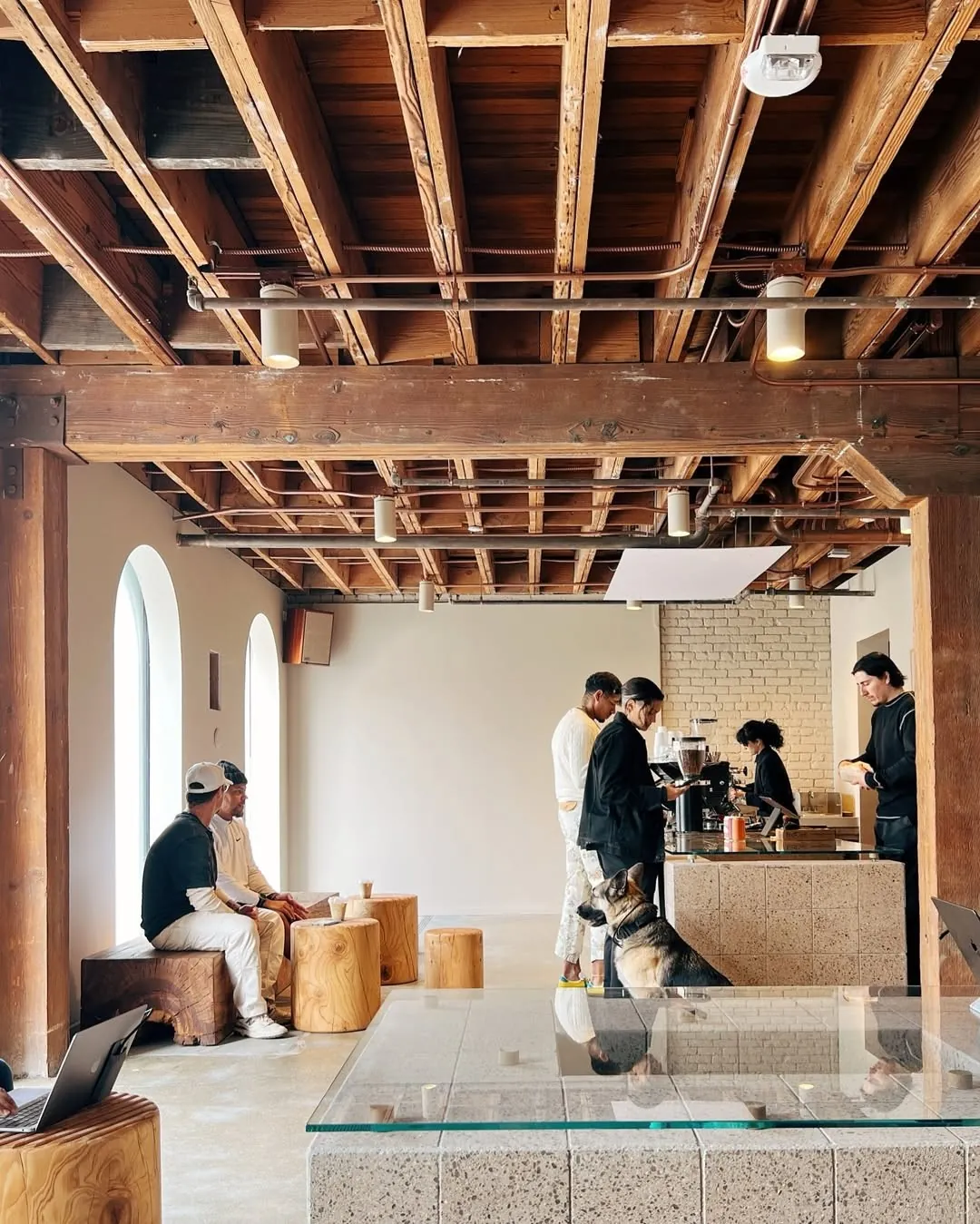 The room at 821 Traction Ave in service