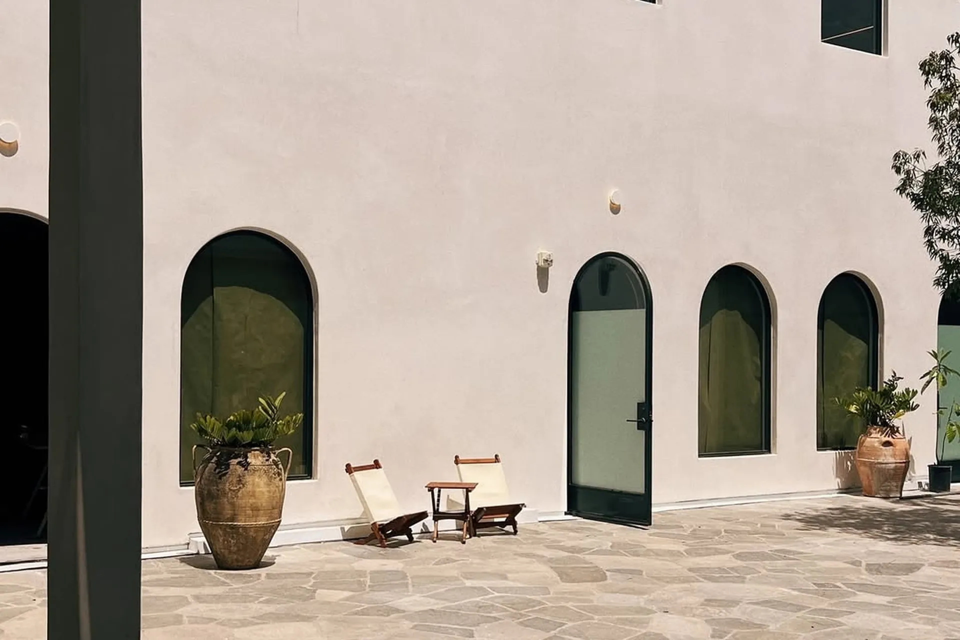 The courtyard